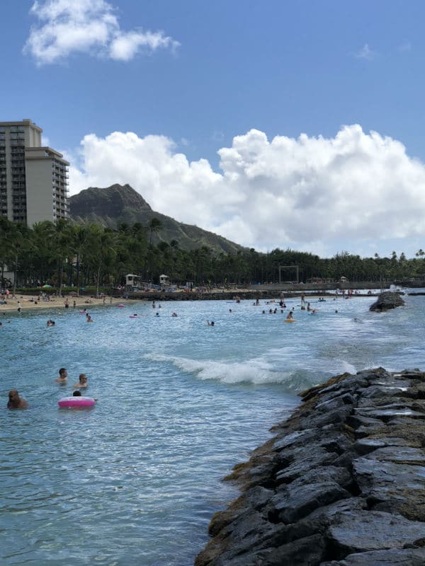 A picture of the headland in Hawaii named Diamond Head